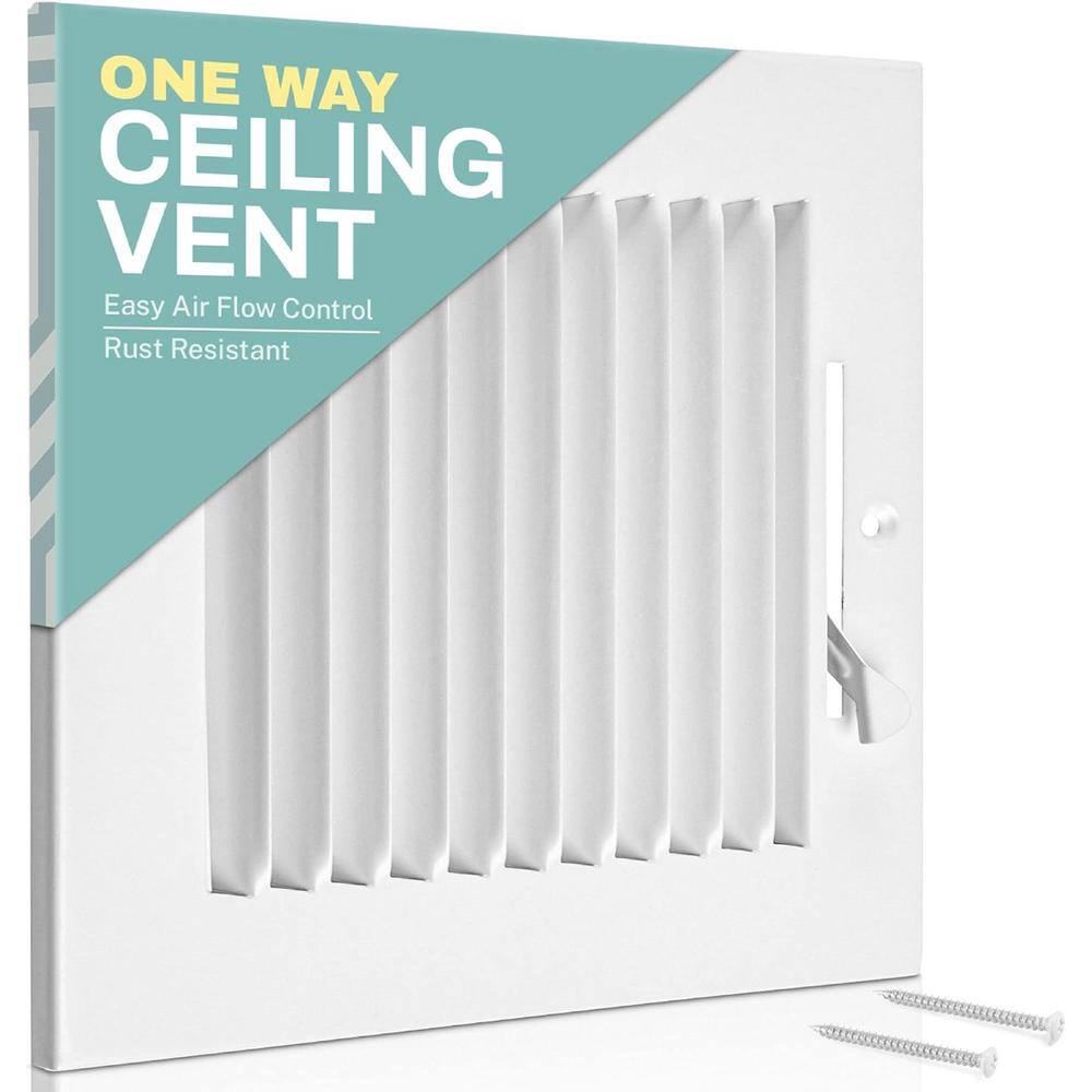 Floor Vent Covers 4x10, Air Vent Screen Cover Magnetic Vent Covers for  Ceiling Easy Install PVC Register Vent Covers for Home Ceiling/Wall/Floor  Air