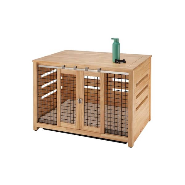 TRINITY 40 in. Pet Crate Accent Table - Natural TSKLNA-3401