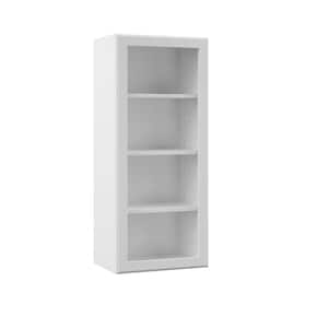 Designer Series Elgin Assembled 30x30x12 in. Wall Open Shelf Kitchen Cabinet in White