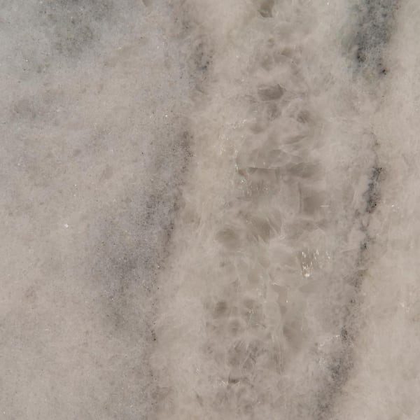 Unbranded 3 in. x 3 in. Marble Countertop Sample in Arabescus Carrara Marble