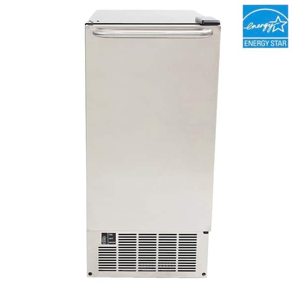 Whynter 15 in. 50 lb. Built-In Icemaker in Stainless Steel