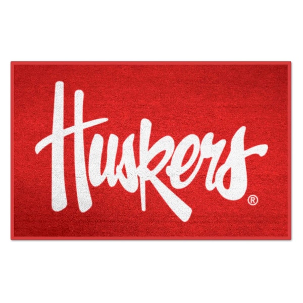 FANMATS Nebraska Cornhuskers Starter Mat Accent Rug - 19in. x 30in.