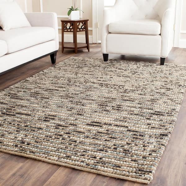 Bohemian Blue/Multi 6 ft. x 9 ft. Striped Area Rug