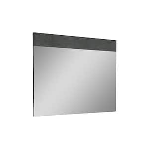 Danielle 48 in. x 63 in. Classic Rectangle Framed Gray Vanity Mirror