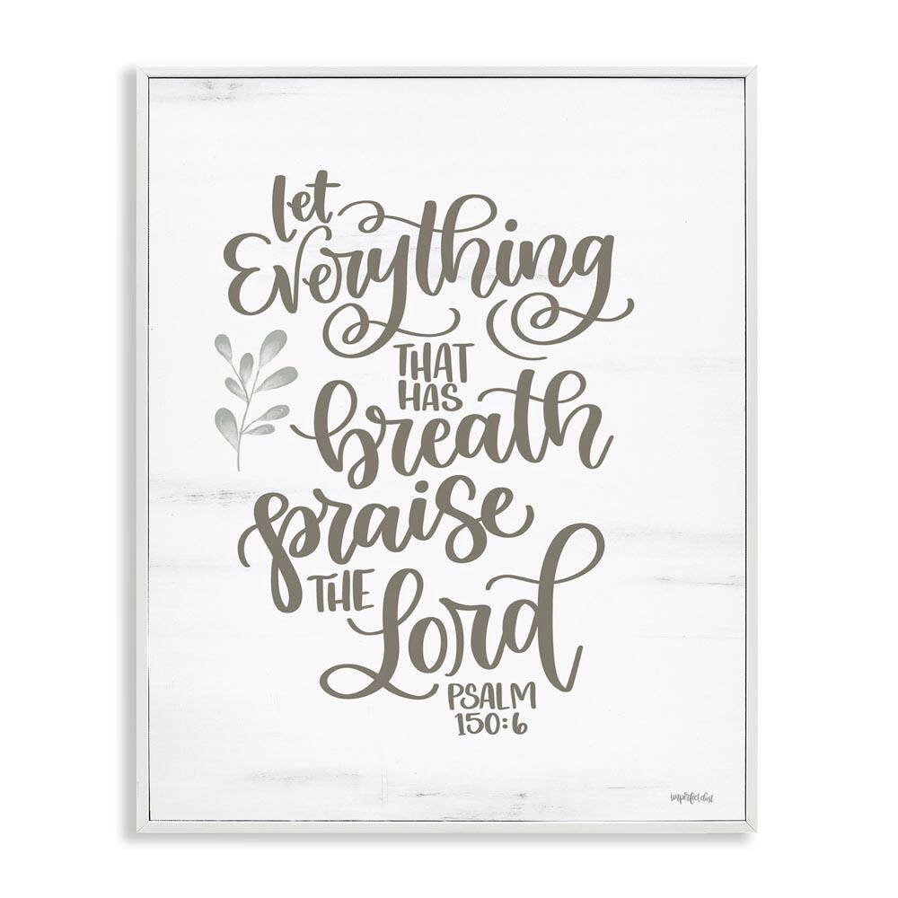 Praise The Lord Proverb by Imperfect Dust White Framed Religious Giclee Art Print 30 in. x 24 in. price history on PriceWatchPro