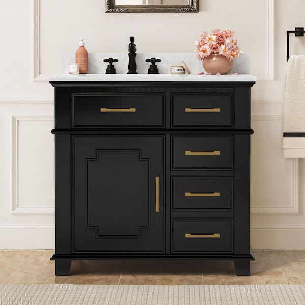 Aweyoto Talant 36 in. W x 22 in. D x 39 in. H Single Sink