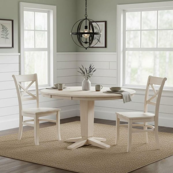 International Concepts Charlotte Unfinished Wood Side Chair (Set of 2)