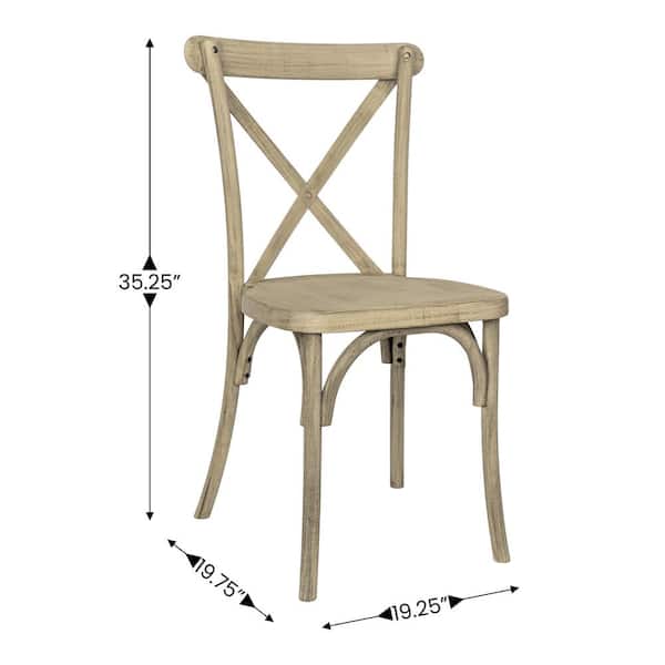 当社の Commercial 2-Pack Hercules Avenue Carnegy Light Indoor Oak ダイニングチェア