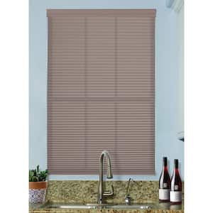 Sticks Stones Cordless Light Filtering 9/16 in. Single Cell Fabric Cellular Shade, 58 in. W x 48 in. L