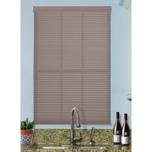 Sticks Stones Cordless Light Filtering 9/16 in. Single Cell Fabric Cellular Shade, 23.5 in. W x 72 in. L