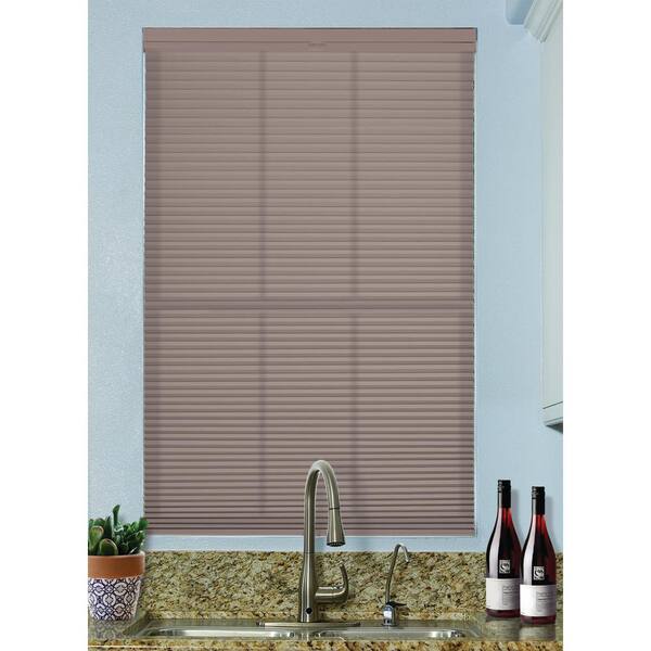 BlindsAvenue Sticks Stones Cordless Light Filtering 9/16 in. Single Cell Fabric Cellular Shade, 45.5 in. W x 72 in. L