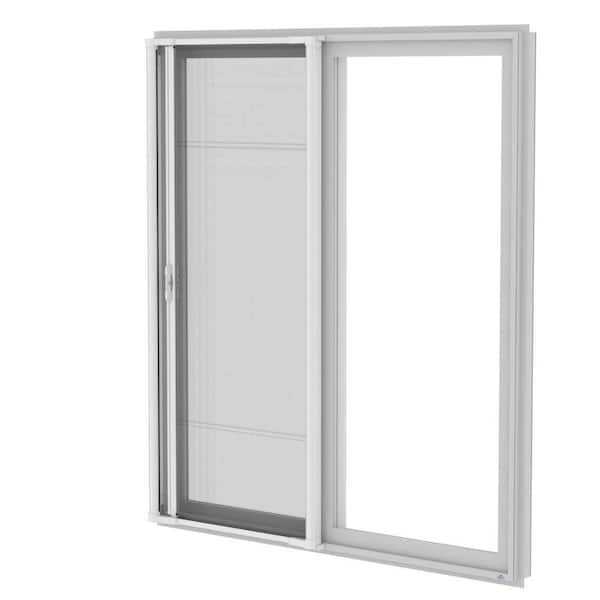 Weather Star 78 In Brisa White Retractable Screen Door For Sliding 77030351 Brisa White Retractable Screen Door, 48 Sliding Screen Door