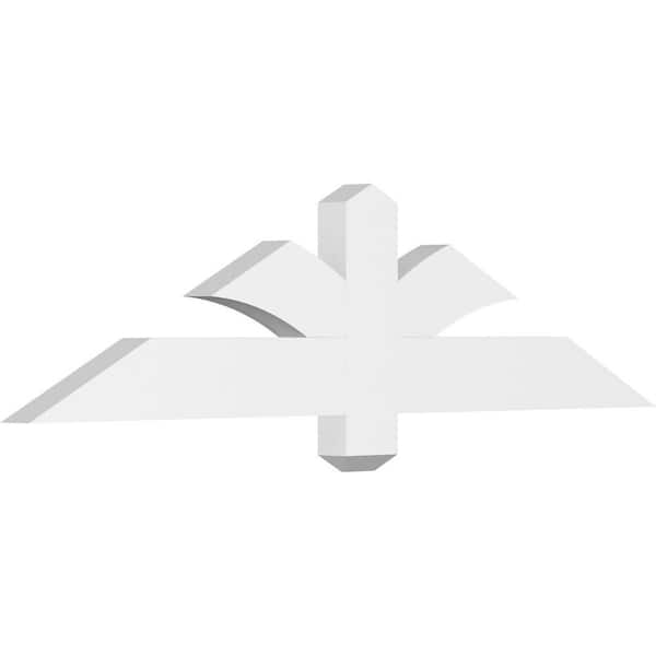 Ekena Millwork Redmond 48 in. W x 12 in. H x 2 in. D Signature Polyurethane Bracket