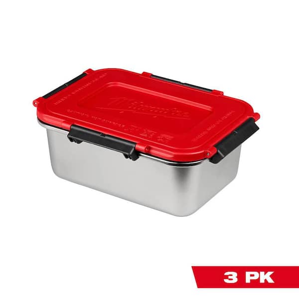Stainless Steel Containers for M18 Jobsite Lunch Warmer (3-Pack)