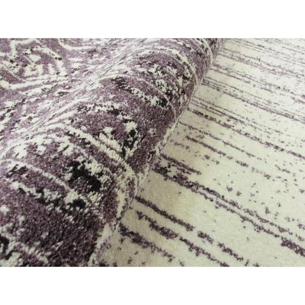 Del Mar Jennifer Purple 8' 0 x 8' 0 Round Rug