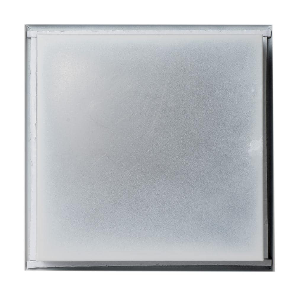 Matte White 12" x 12" Stainless Steel Shower Niche