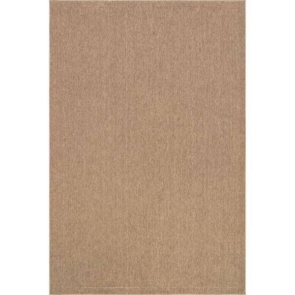 nuLOOM Luanna Casual Natural 4 ft. x 6 ft. Farmhouse Area Rug