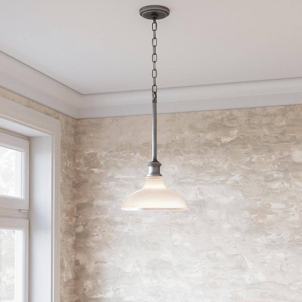 Foxcroft 1-Light Antique Nickel Pendant price history on PriceWatchPro