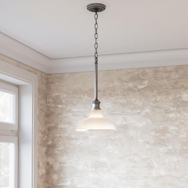 Foxcroft 1-Light Antique Nickel Pendant