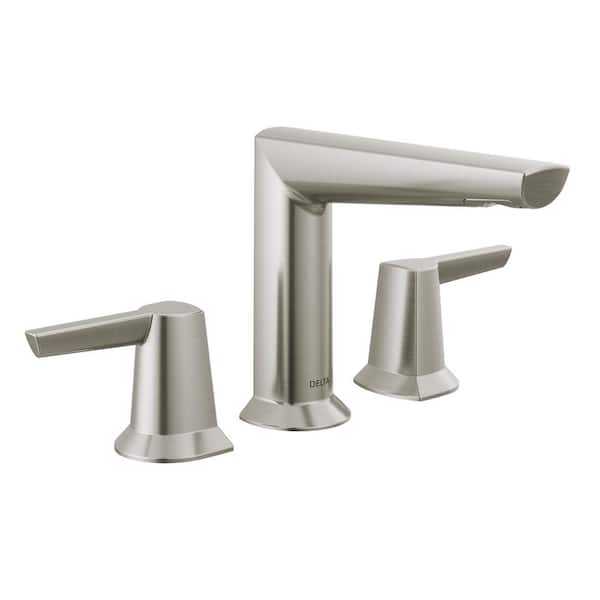 Delta Galeon 8 in. Widespread Double Handle Bathroom Faucet with Metal