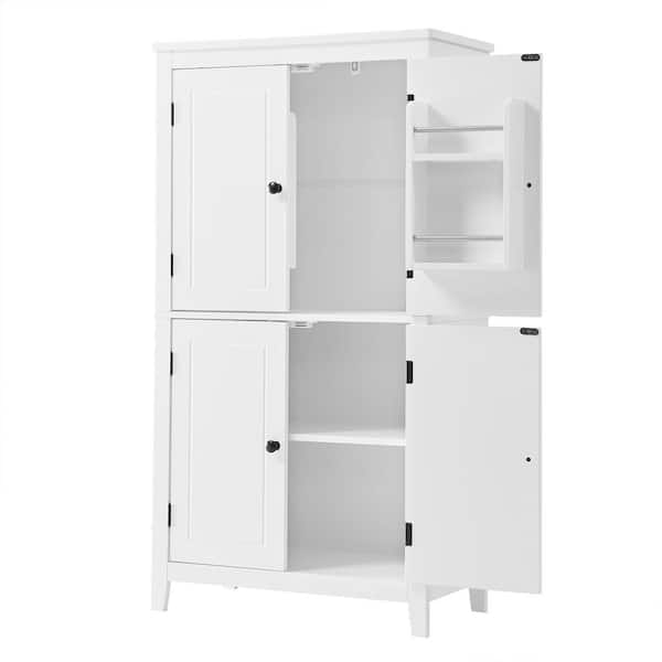 Siavonce 11.8-in W x 11.8-in H Mdf White Freestanding or Wall-mount Utility Storage Cabinet