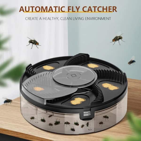 Indoor/Outdoor Fly Trap Automatic Pest Catcher Home Kitchen Fly