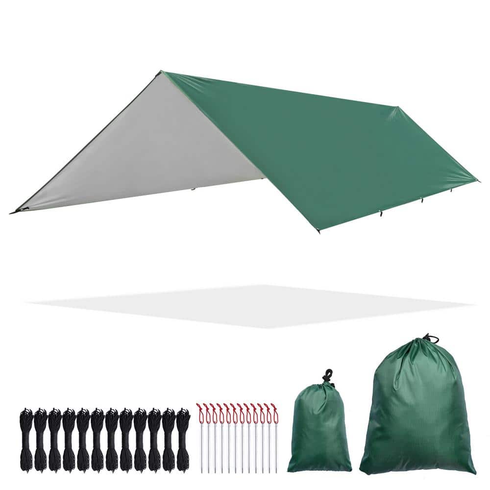 Cisvio Rain Fly Waterproof Tent Tarp, UV Protection and PU 3000