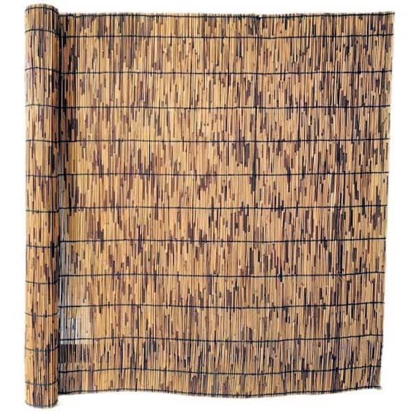 36 in. H Carbonized Reed Fence