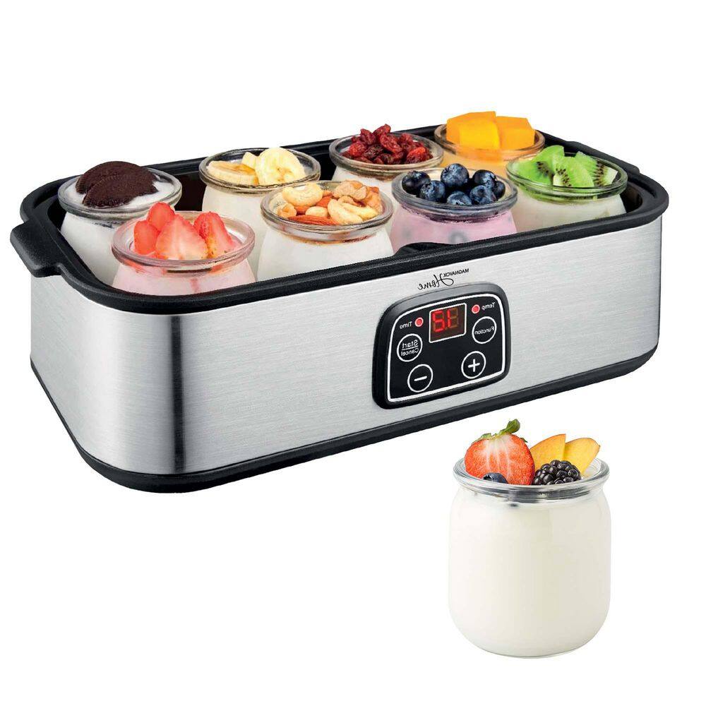 1.5 qt. Digital Yogurt Maker with 8-Glass Jars (6 oz.) in Stainless Steel price history on PriceWatchPro