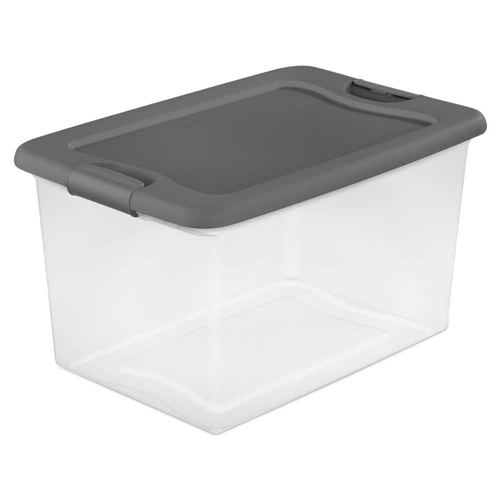 https://images.thdstatic.com/productImages/ba28293f-fc8e-4dfc-8868-b698916abf16/svn/clear-base-with-grey-flannel-lid-latches-sterilite-storage-bins-14971a06-64_1000.jpg