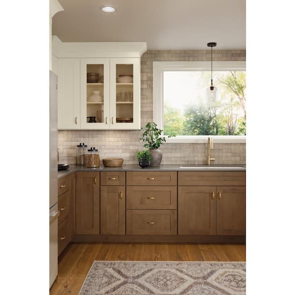 Cottage 14.5 in. W x 0.75 in. D x 14.5 in. H in Maple Tiki Cabinet Door Sample