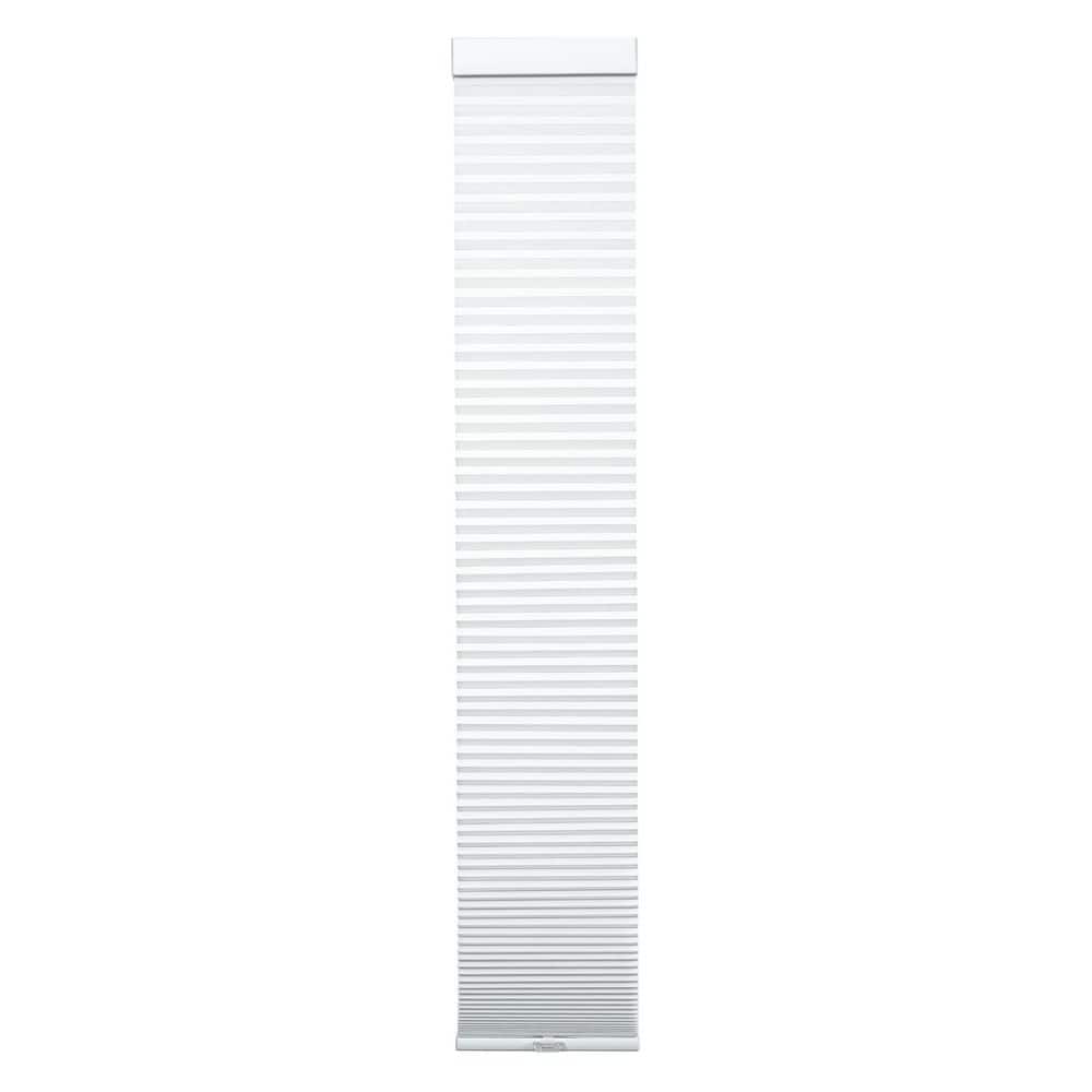 White Cordless Light Filtering Eco Polyester 9/16 in. Sidelight Single Cellular Shade - 8.25 in. W x 72 in. L price history on PriceWatchPro
