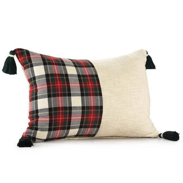 tartan plaid throw pillows