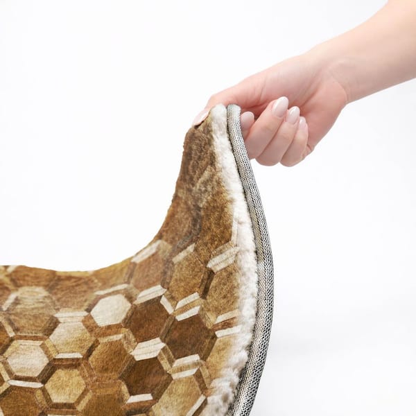 Dream Shag Premium Machine Washable Abstract ADS97 Brown 10 ft. x 14 ft. Area Rug