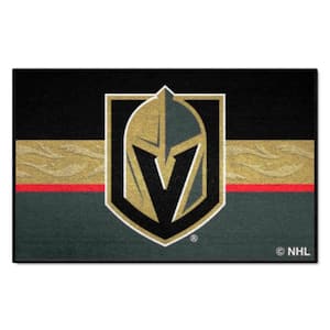 Vegas Golden Knights Black Starter Mat Accent Rug - 19in. x 30in.