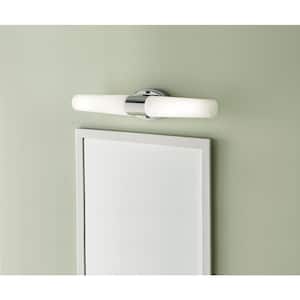 Rosepine 24 in. 1-Light Chrome Integrated LED Modern Bathroom Vanity Light Bar