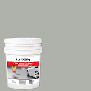 5 Gal. Armor Gray Satin 1-Part Epoxy Concrete Floor Interior/Exterior Paint