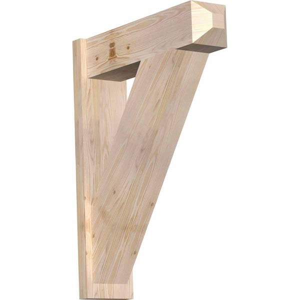 Ekena Millwork 8 in. x 36 in. x 28 in. Traditional Craftsman Smooth Douglas Fir Outlooker