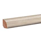 Chalked Abiding Pine 0.62 in. T x 0.75 in. W x 94.5 in. L Laminate Quarter Round Molding