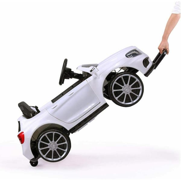 Toy House- Mercedes Benz Look Battery Operated Ride On Car - White