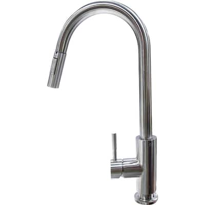 Flow Max RV Kitchen Faucet - Bullet Pull Down Shaped