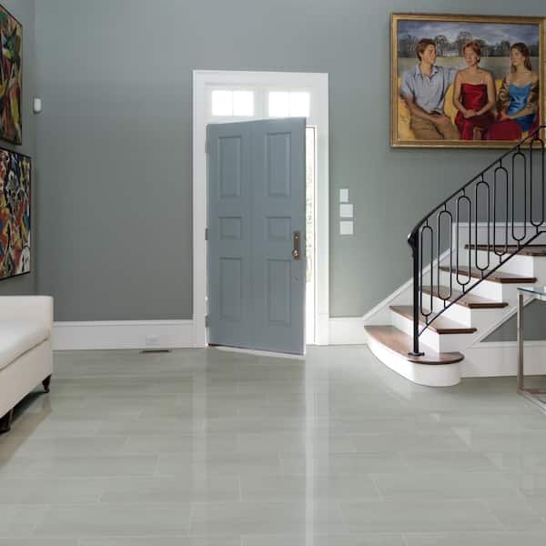 Ader Pamplona 12 in. x 24 in. Polished Porcelain Marble Look Floor and Wall Tile (448 sq. ft./Pallet)