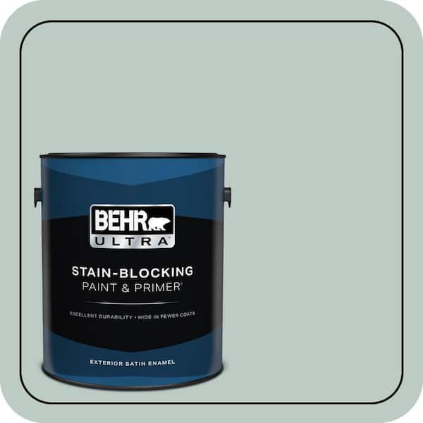 BEHR ULTRA 1 gal. Home Decorators Collection #HDC-CL-23 Soothing Spring Satin Enamel Exterior Paint & Primer