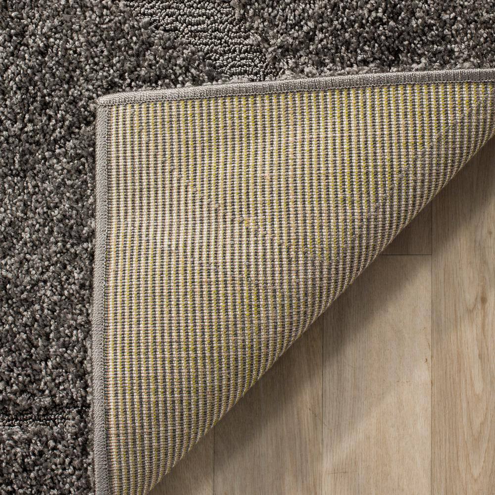 Gray 8' x 10' Handmade Tufted Abstract Shag Rug