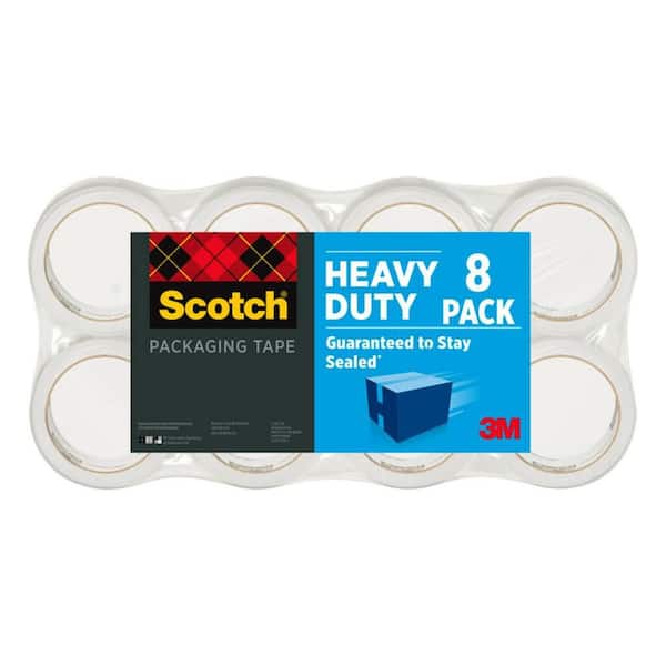 Scotch 1.88 in. x 43.7 yd. Heavy Duty Shipping Packaging Tape (8-Pack)