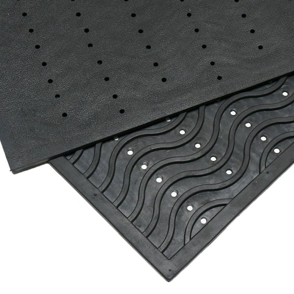 Environmental Natural Rubber Brush Scraper Door Mat with Beveled Edge and  Pin - China Entrance Scraper Mat and Air Step Rubber Mat price