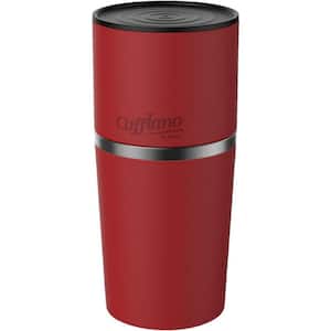 1-Cup T300-RD Red All-in-1 Drip Travel Tumbler Coffee Maker