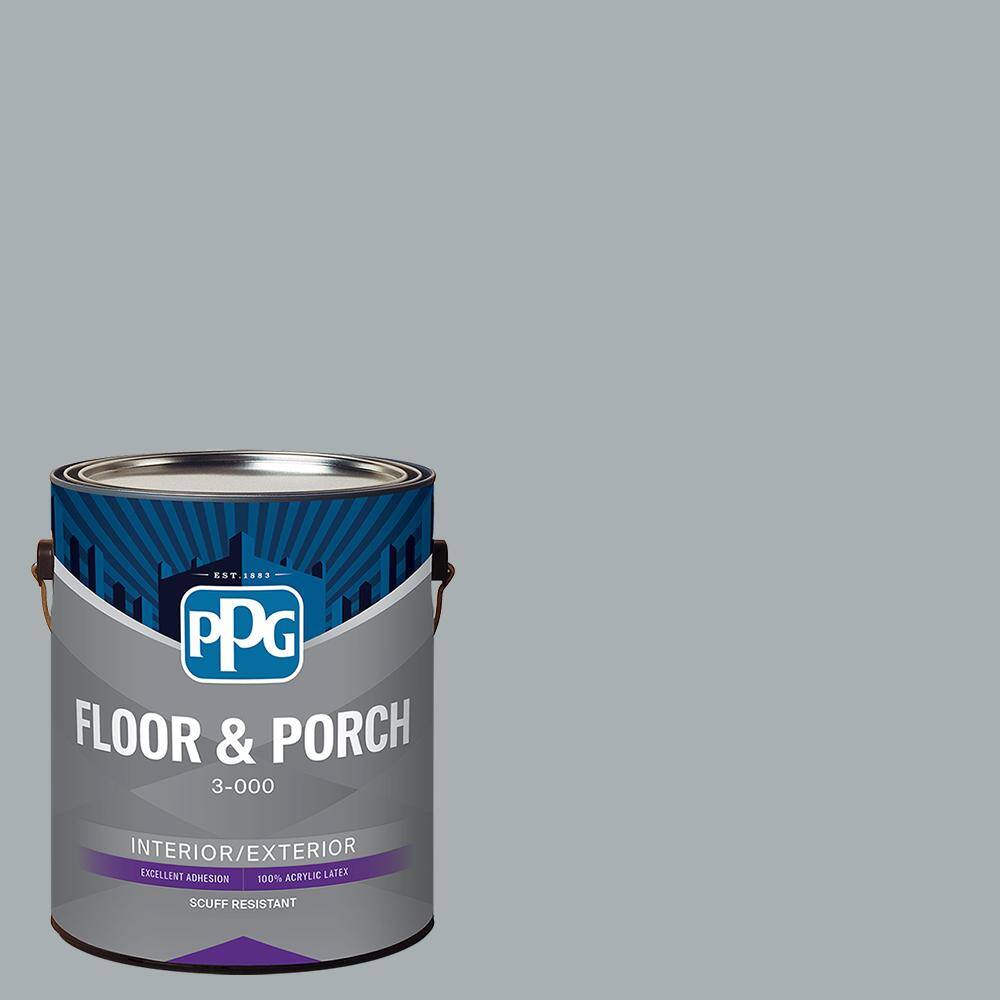 PPG 1 gal. PPG10393 Mirror Satin Interior/Exterior Floor and Porch