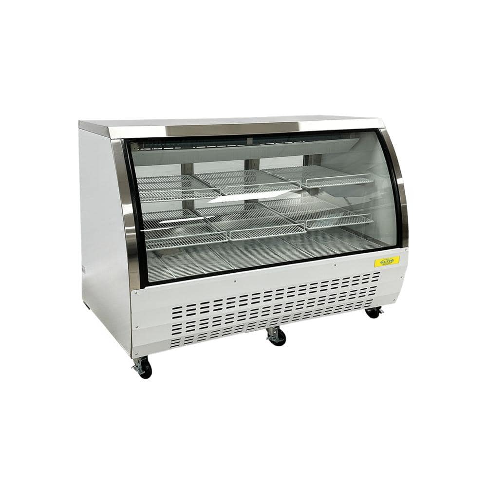 64 in. 22 cu. ft. Commercial Deli Refrigerator Case EC64L in White