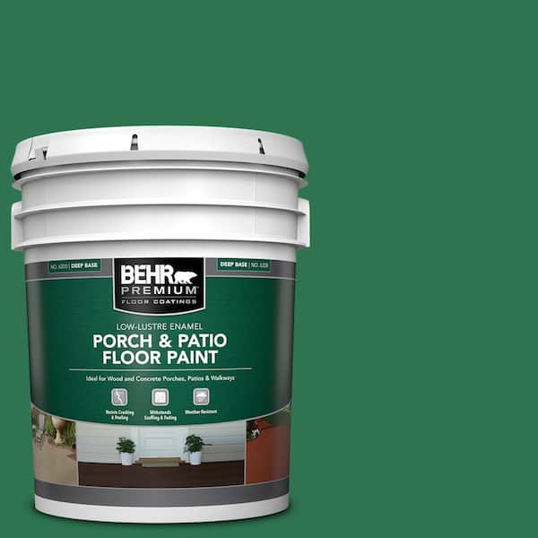 5 gal. #P420-7 Crown Jewel Low-Lustre Enamel Interior/Exterior Porch and Patio Floor Paint
